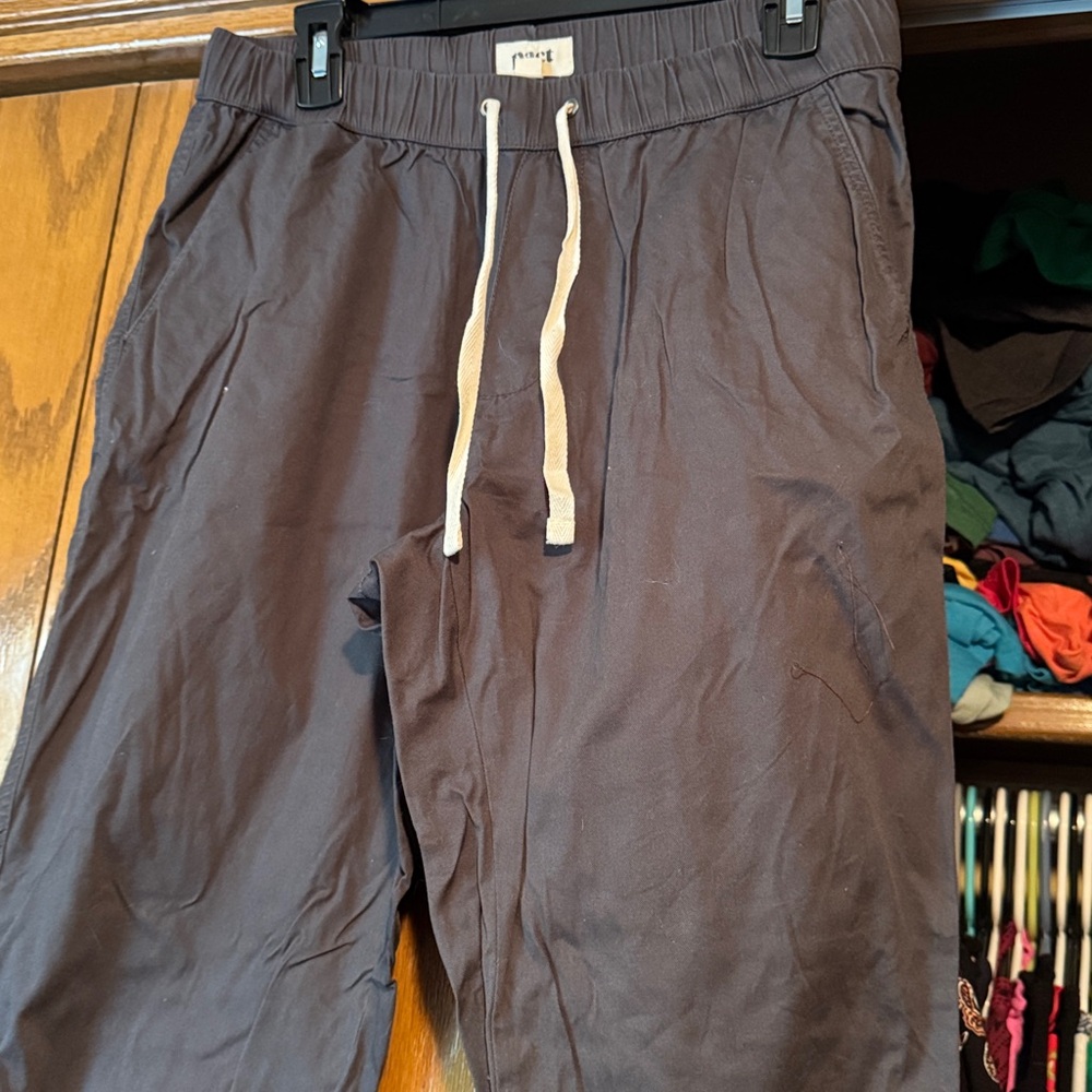 Pact Pants with White Drawstring